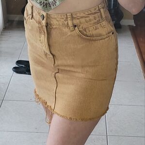TALL denim skirt